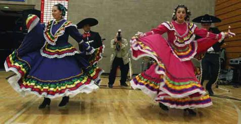 Mexican dancers at Patrick Henry.